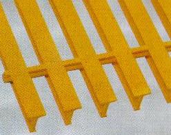 Pultruded T-Bar fiberglass grating - high load capacity, lightweight and corrosion resistant